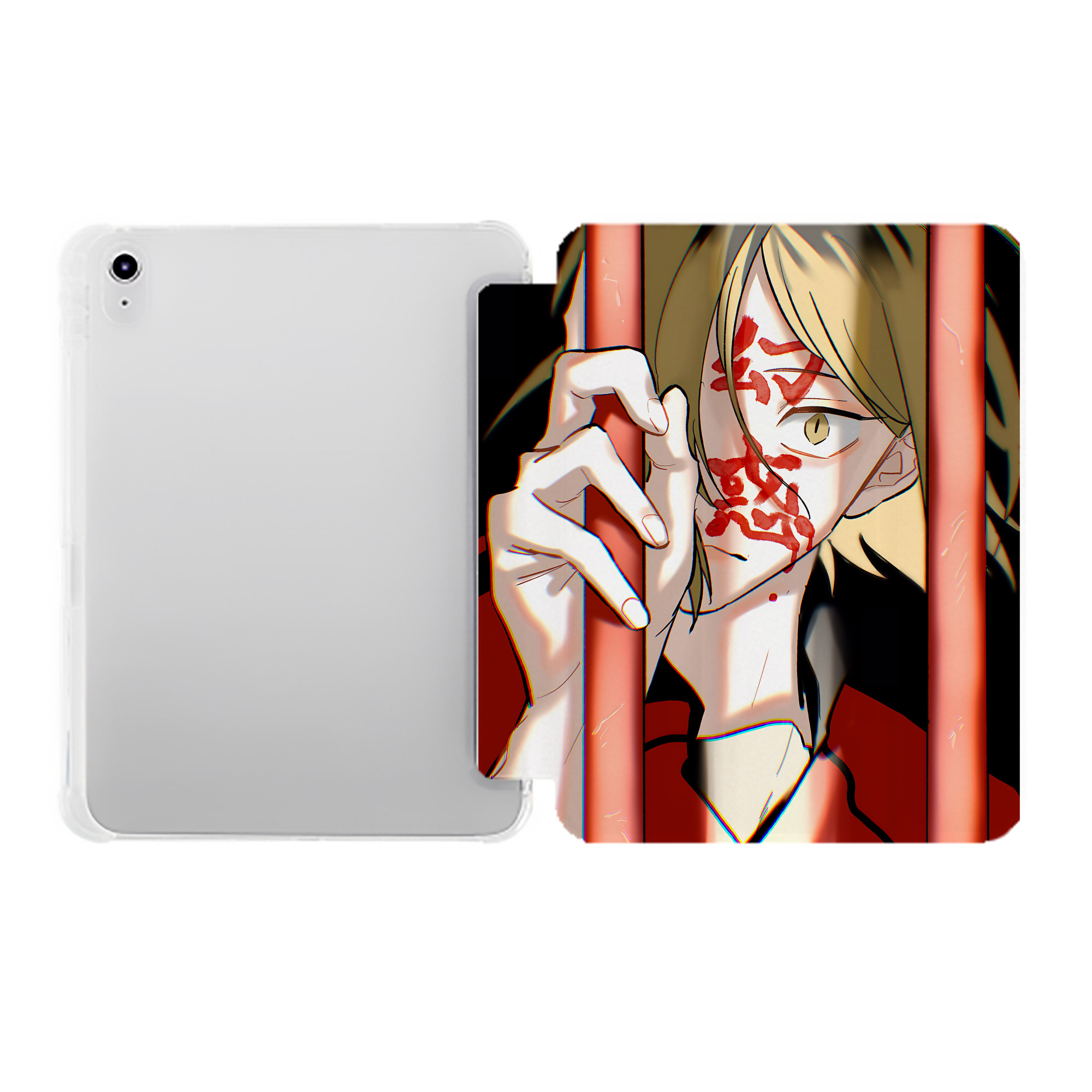 （画像用） ハイキュー!! Haikyu!! IPad ケース ペン収納付き 三つ折りスタンド PUレザー×シリコン 対応機種9.5/10.5/10.9インチ